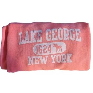 Lake George NY | Girl Hoodie | Pink | Size: M